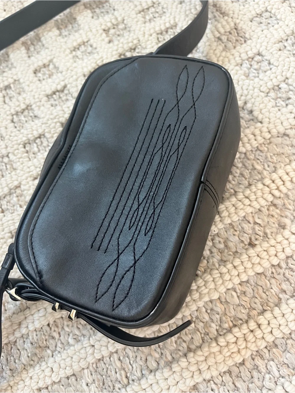 ALLSAINTS Cooper Leather Camera Bag